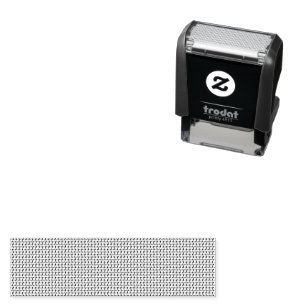 Modern Geometric Back to School Pattern Self-inking Stamp