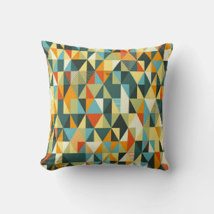 Modern Geometric background. Abstract flat pattern Cushion