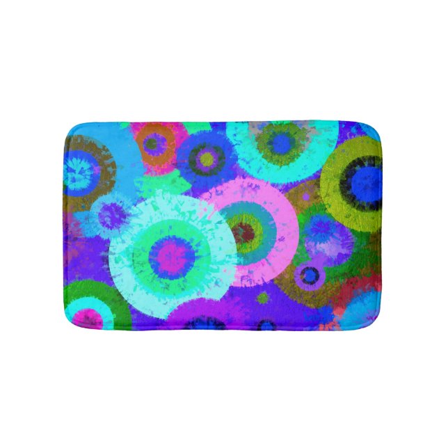 Modern Geometric Bath Mat (Front)