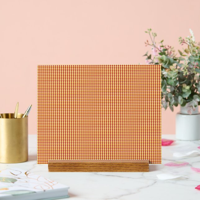 Modern Geometric Birthday Pattern Acrylic Sign (Wedding)