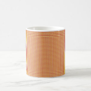 Modern Geometric Birthday Pattern Coffee Mug