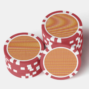 Modern Geometric Birthday Pattern Poker Chips