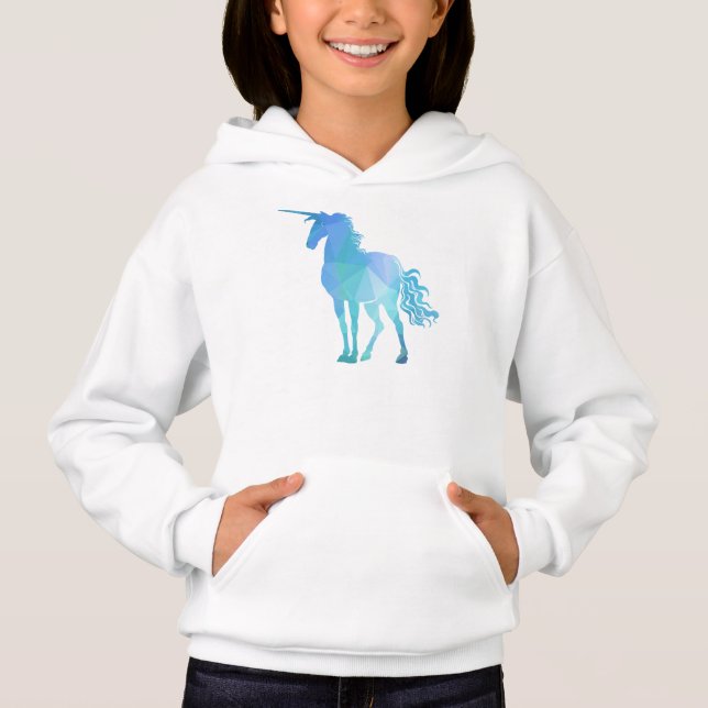 Modern Geometric Blue Unicorn (Front)