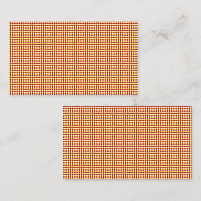 Modern Geometric Corporate Pattern Appointment Card (Front/Back)