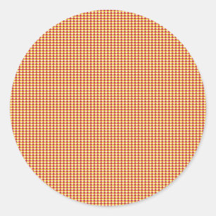 Modern Geometric Corporate Pattern Classic Round Sticker