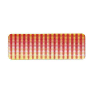 Modern Geometric Corporate Pattern Return Address Label