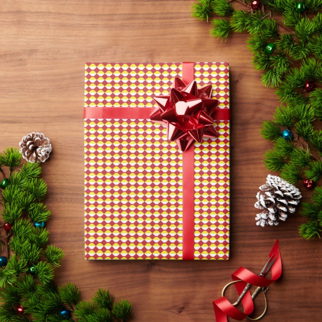 Modern Geometric Corporate Pattern Wrapping Paper (Holiday Gift)