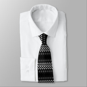 Modern Geometric Flair: Diamond Descent Tie