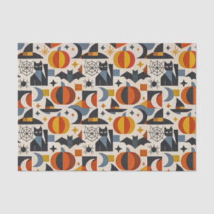 Modern Geometric Halloween Tissue Paper