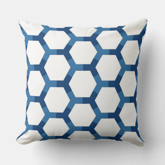 Modern Geometric Hexagon Pattern Cushion