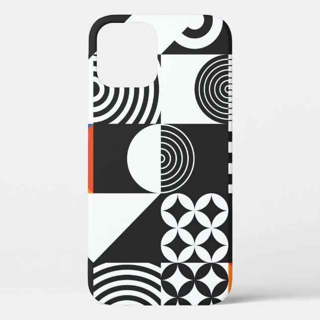 Modern geometric in scandinavian style Case-Mate iPhone case (Back)