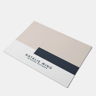 Modern Geometric minimal Doormat