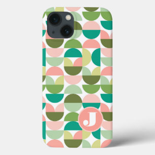 Modern Geometric Monogrammed iPhone / iPad case