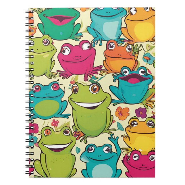 Modern Geometric Notebook – Bold and Colourful Blo (Front)