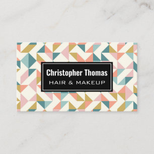Modern Geometric Pattern Business Card