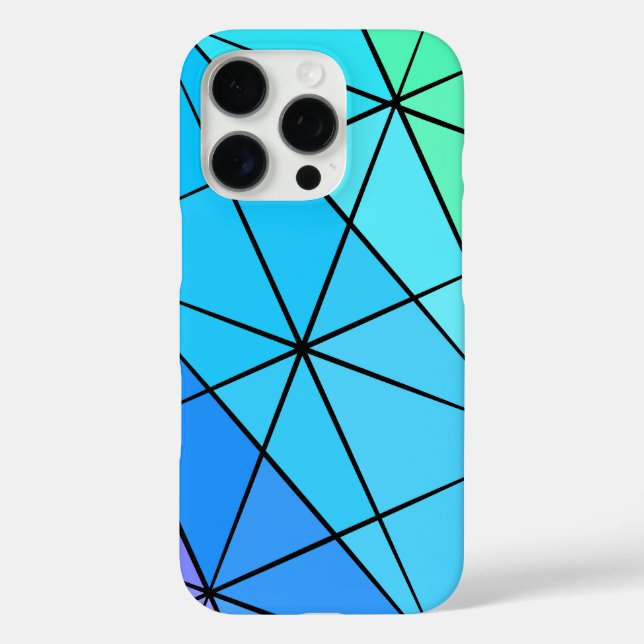 Modern Geometric Pattern Case-Mate iPhone Case (Back)