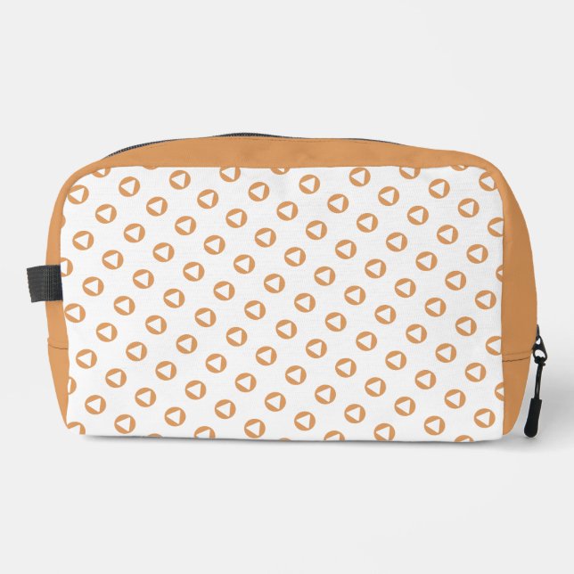 Modern Geometric Pattern Dopp Kit (Front)