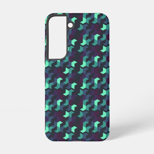 Modern Geometric Pattern Galaxy S22 Cases (Back)