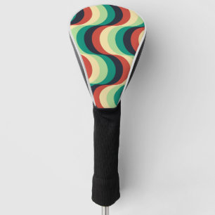 Modern Geometric Pattern Golf Head Cover