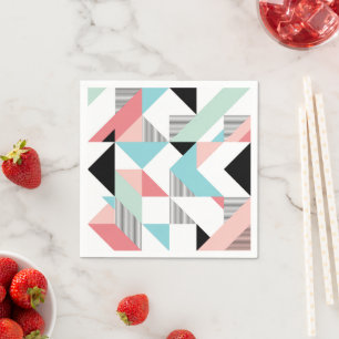 Modern Geometric Pattern Napkin