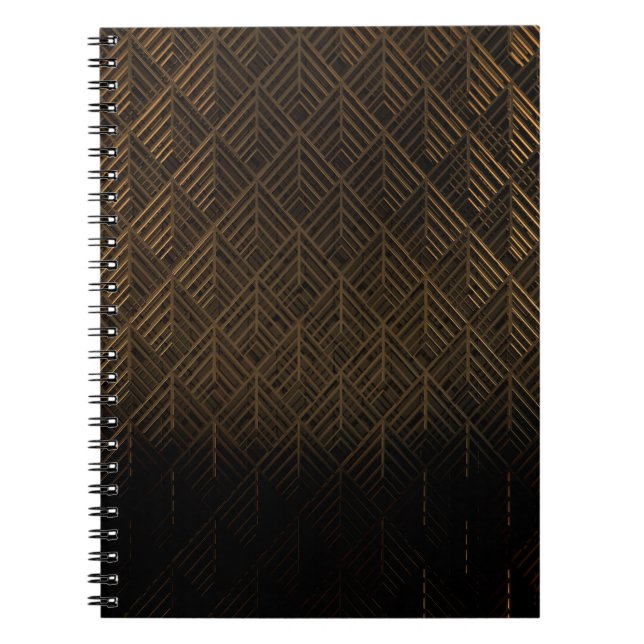Modern geometric pattern notebook (Front)