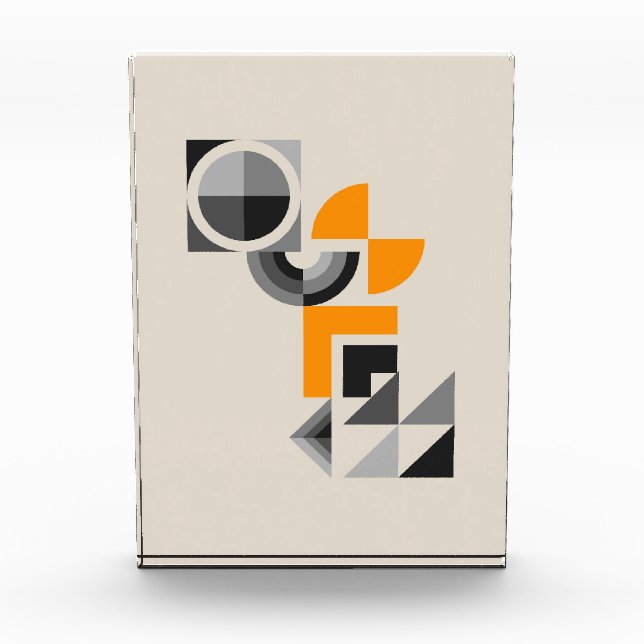 Modern geometric pattern  photo block (Front)