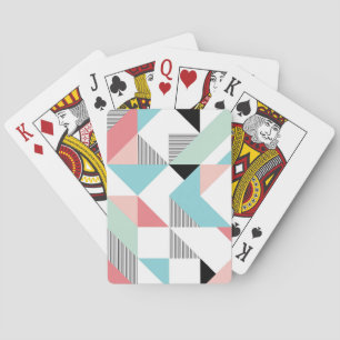 Modern Geometric Pattern Playing Cards
