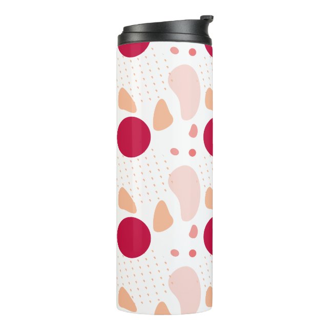 Modern Geometric Pattern Thermal Tumbler (Rotated Left)