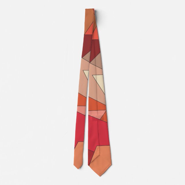 Modern Geometric Pattern   Tie (Back)