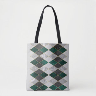 Modern Geometric Pattern Tote Bag