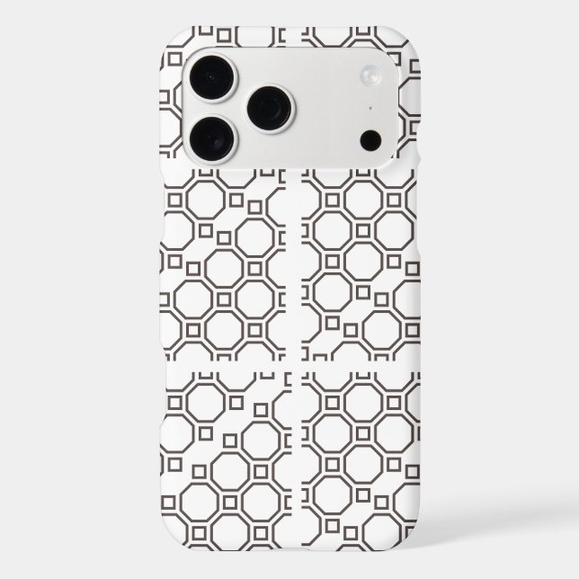 Modern Geometric Phone Case | Minimalist Hexagon P (Back)