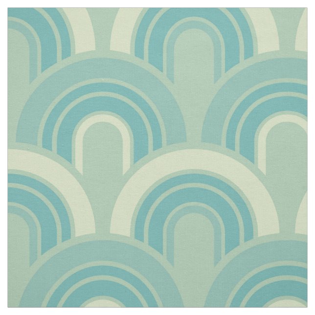 Modern Geometric Retro Fifties Pattern #5 Fabric (Swatch)