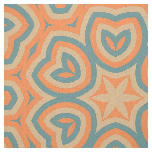Modern Geometric Retro Pattern #6 Fabric (Swatch)