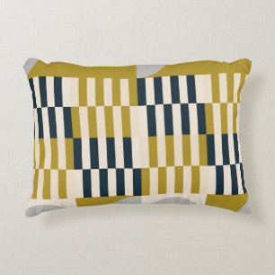 Modern geometric, retro Scandinavian pattern Decorative Cushion