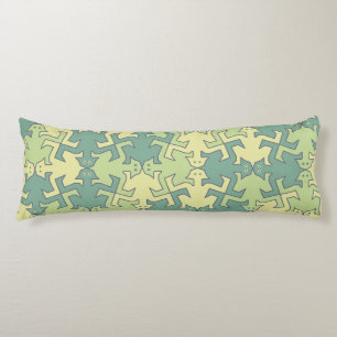 Modern Geometric Retro Strong Men Pattern #2 Body Cushion