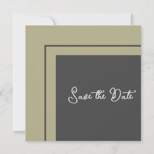 Modern Geometric Save The Date