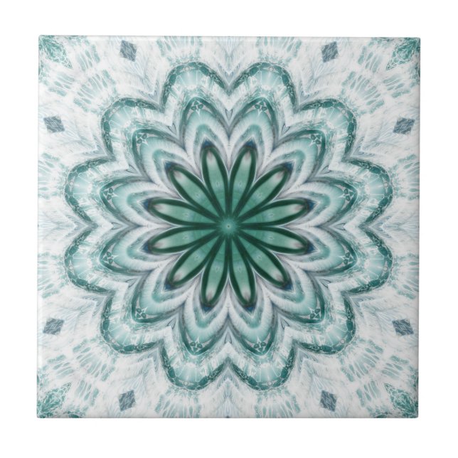 Modern Geometric Sea Star Ceramic Bathroom Tile (Front)