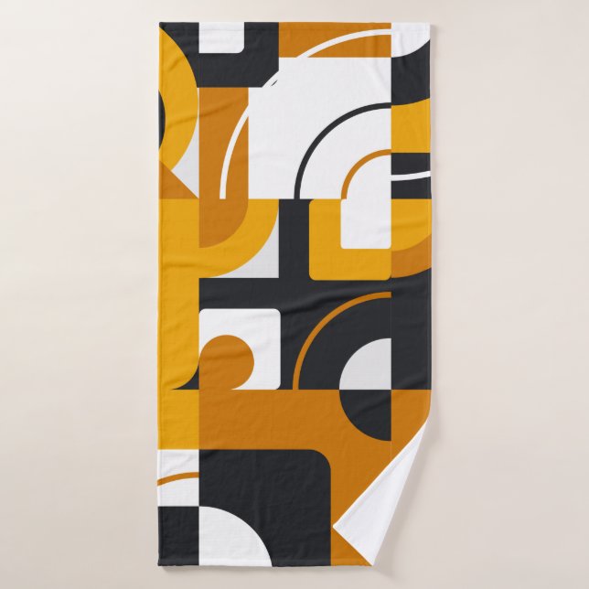 Modern geometric seamless pattern bath towel (Bath Towel)