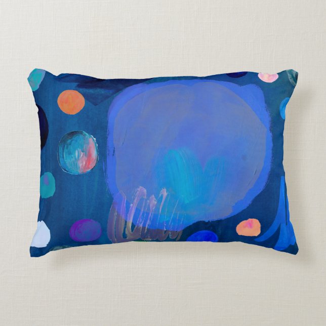 Modern geometric seamless pattern decorative cushion (Front)
