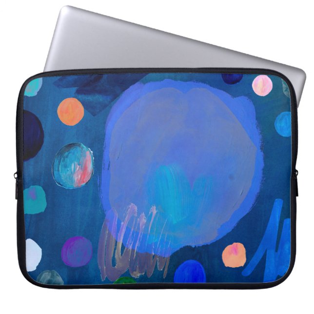 Modern geometric seamless pattern laptop sleeve (Front)