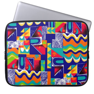Modern geometric seamless pattern laptop sleeve