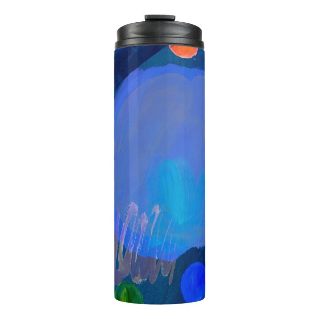 Modern geometric seamless pattern thermal tumbler (Front)
