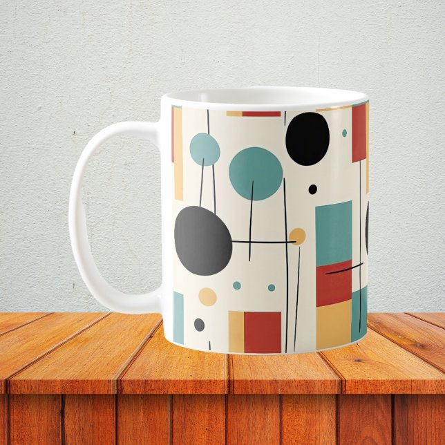 Modern Geometric Shapes Coffee Mug (Creator Uploaded)