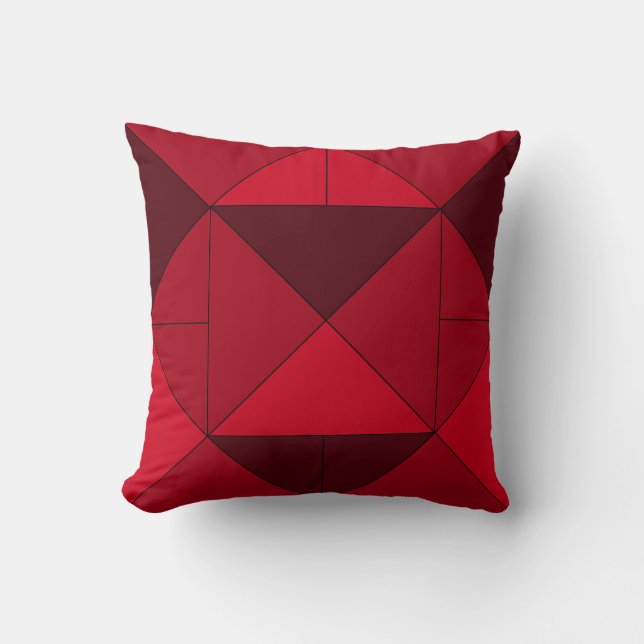Modern Geometric Shapes Cushion (Front)