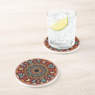 Modern Geometric Southwest Style Coaster