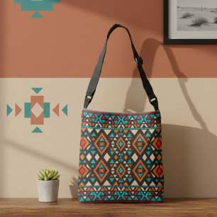 Modern Geometric Southwest Style Crossbody Bag