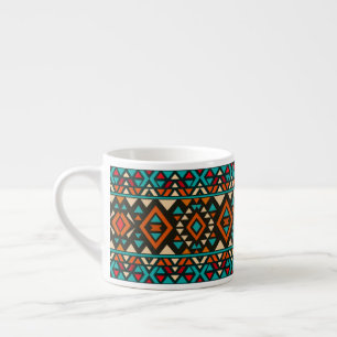 Modern Geometric Southwest Style Espresso Cup