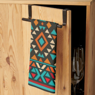 Modern Geometric Southwest Style Tea Towel