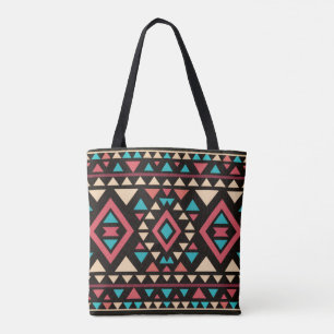 Modern Geometric Southwest Style Tote Bag