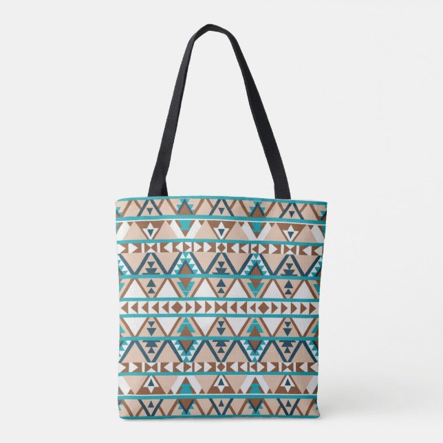 Modern Geometric Southwest Style  Tote Bag (Back)
